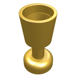 Equipment Goblet / Glass / Metallic Gold