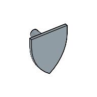 Lego Shield Triangular / Sand Blue