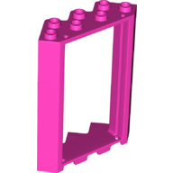 Lego Door Frame 4 x 4 x 6 Corner / Dark Pink