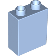 Lego Duplo Brick 1 x 2 x 2 / Bright Light Blue