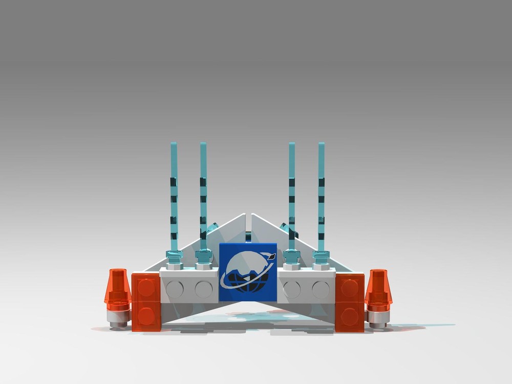 Lego Ice Bolter Glider Armor (Ice Planet 2150: Krysto Forces)