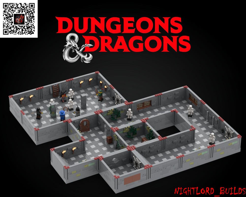 Lego Minifig Scale Modular Dungeon