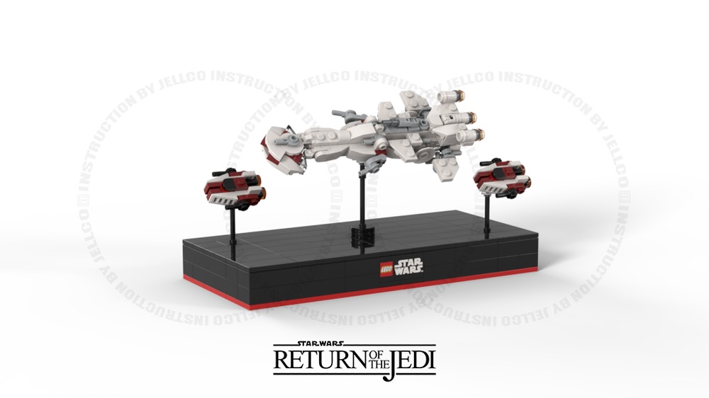Lego Micro Dornean Gunship(Braha'tok class) Desktop Version