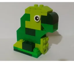 Green Parrot Head