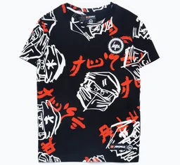 HYPE X LEGO NINJAGO Black Just Hype Faces T-Shirt