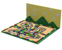 Micro Scale SNES Mario Circuit 3