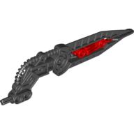 Lego Large Figure Wing, Angled with Hose and Red Center (Skrall)