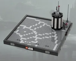 Kamino Landing Pad for Obi Wan's Delta 7 Starfighter - Attack Of The Clones