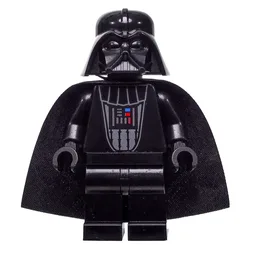 Darth Vader, Light Bluish Gray Skin, No Scars on Right Cheek (3626c Head)