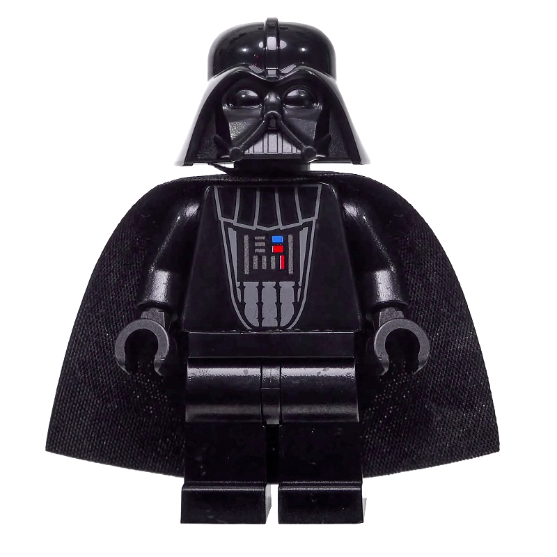 Lego Darth Vader, Light Bluish Gray Skin, No Scars on Right Cheek (3626c Head)