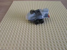 Grey mini turbo kart