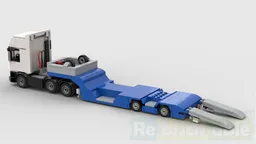 Trailer with wheel recesses