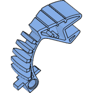 Lego Large Figure Weapon, Claw Arm (Tohunga) / Medium Blue
