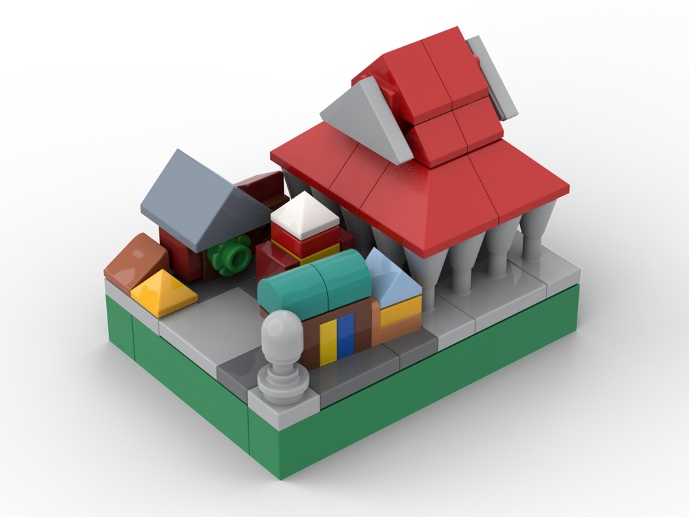 Lego Anno 1602 A.D. Marketplace (Scale2)