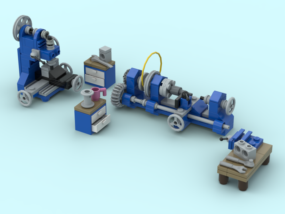 Lego Blue Edition of the workshop