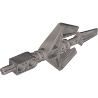 Lego Large Figure Weapon Staff, Rahkshi Staff of Shattering (Panrahk) / Pearl Light Gray