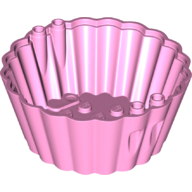 Lego Cup Cake Form 8 x 8 x 3 / Bright Pink