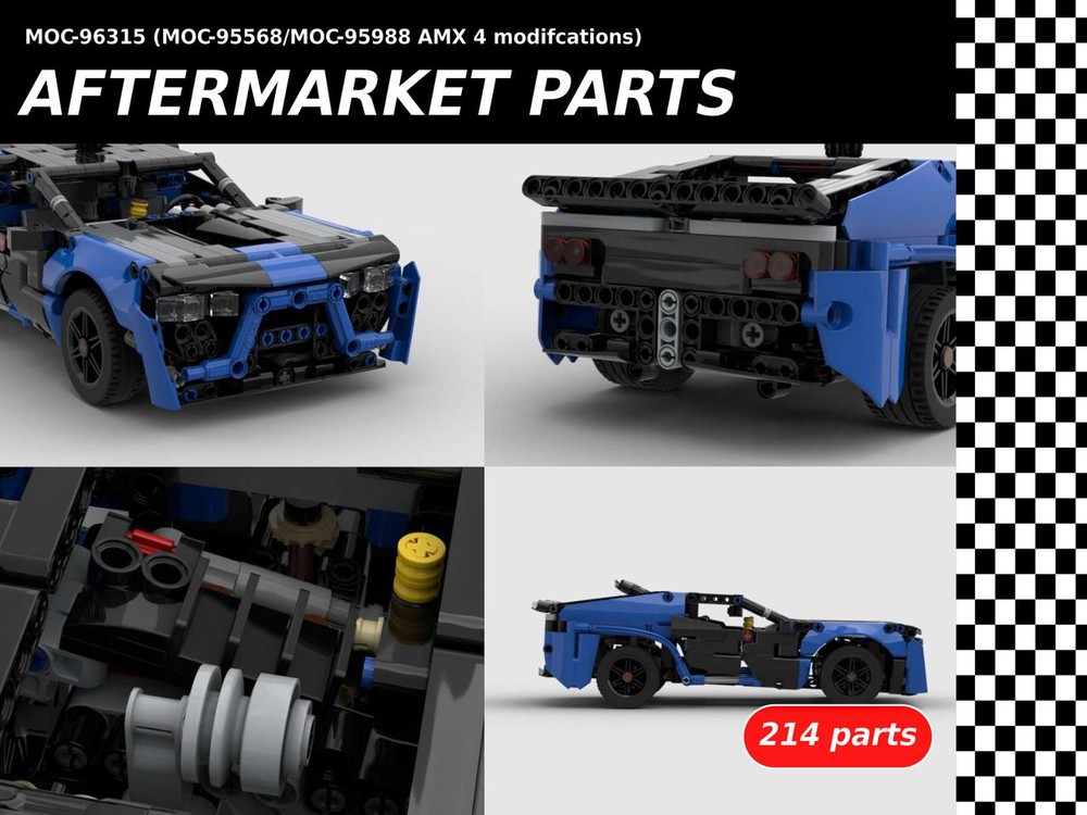 Lego AMX 4 - aftermarket parts