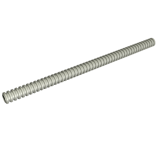 Lego Hose, Ribbed 7mm D. 16L / 12.8cm / Pearl Light Gray