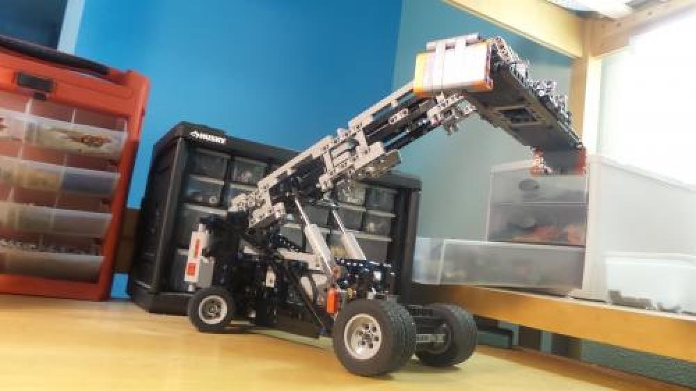 Lego Container Telehandler