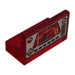 Panel 1 x 2 x 1 with Ogel Control Panel Print / Trans-Red