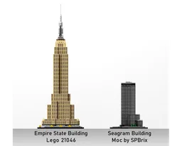 Seagram Building 1:800 Scale