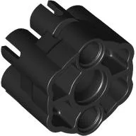Launcher, Weapon Rapid Shooter Six Barrel, 2 Fingers / Black