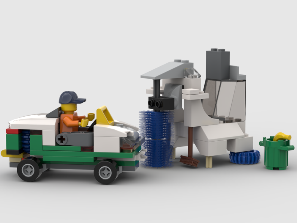 Lego 60249 Rear drive car and carwash