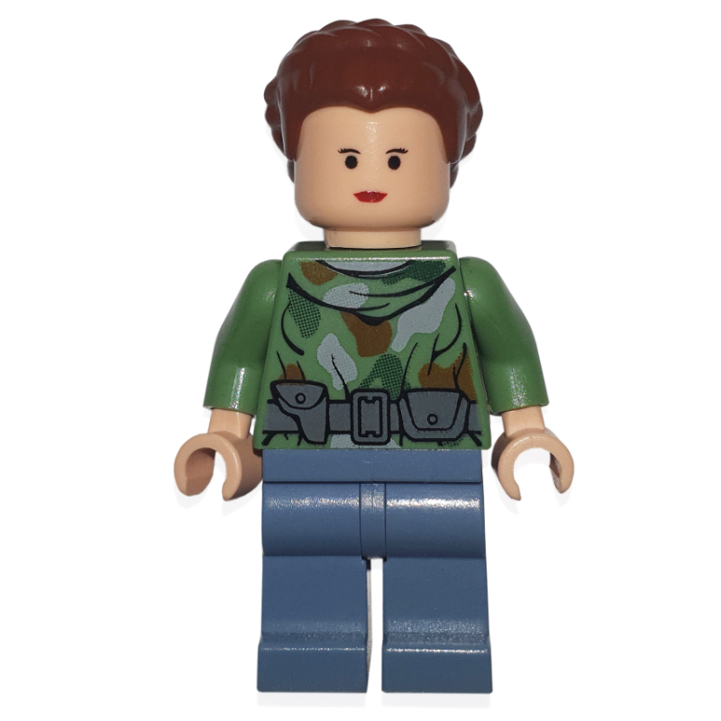 Lego Princess Leia, Endor Outfit, Sand Green Top