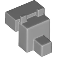 Animal Body Part, Head Blocky [Plain] / Light Bluish Gray