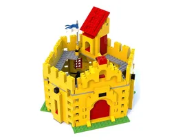 375-2 Classic Yellow Castle MOC #11