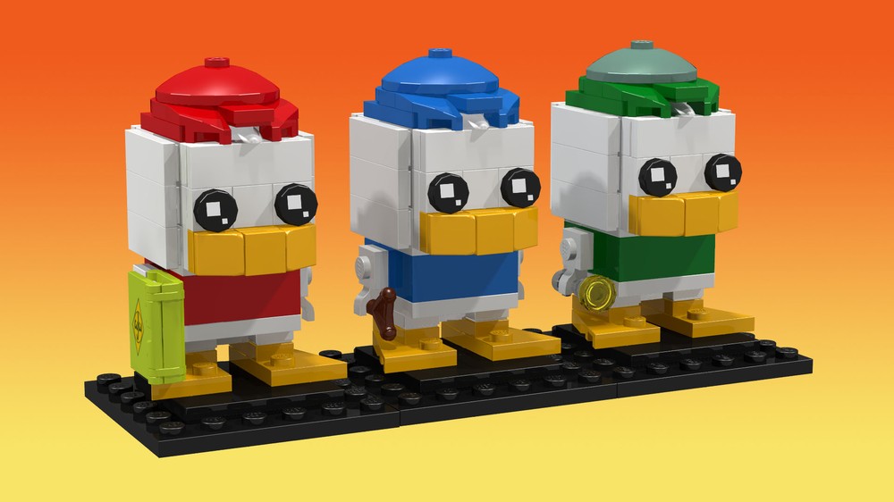Lego Huey, Dewey, & Louie Brickheadz