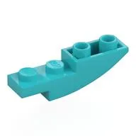 Brick Curved Inverted 4 x 1 / Medium Azure