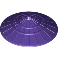 Hat, Conical Asian Style / Dark Purple