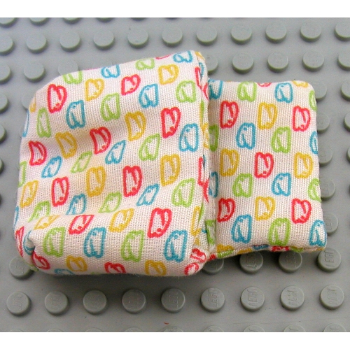 Lego Duplo, Sleeping Bag / Baby Pouch with Blue, Lime, Red and Yellow Bunny Print