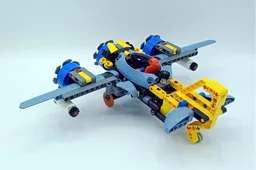42201 Trimotor Propeller Plane
