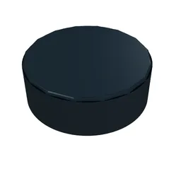 Tile Round 1 x 1 / Black