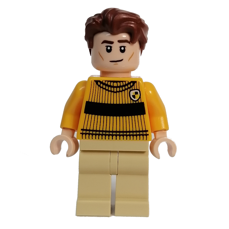 Lego Cedric Diggory, Bright Light Orange Quidditch Outfit