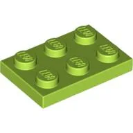Plate 2 x 3 / Lime