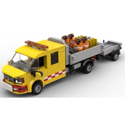 Medium Double Cab Flatbed Van - Escort