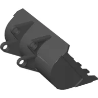 Technic Digger Bucket 8 x 10 / Black