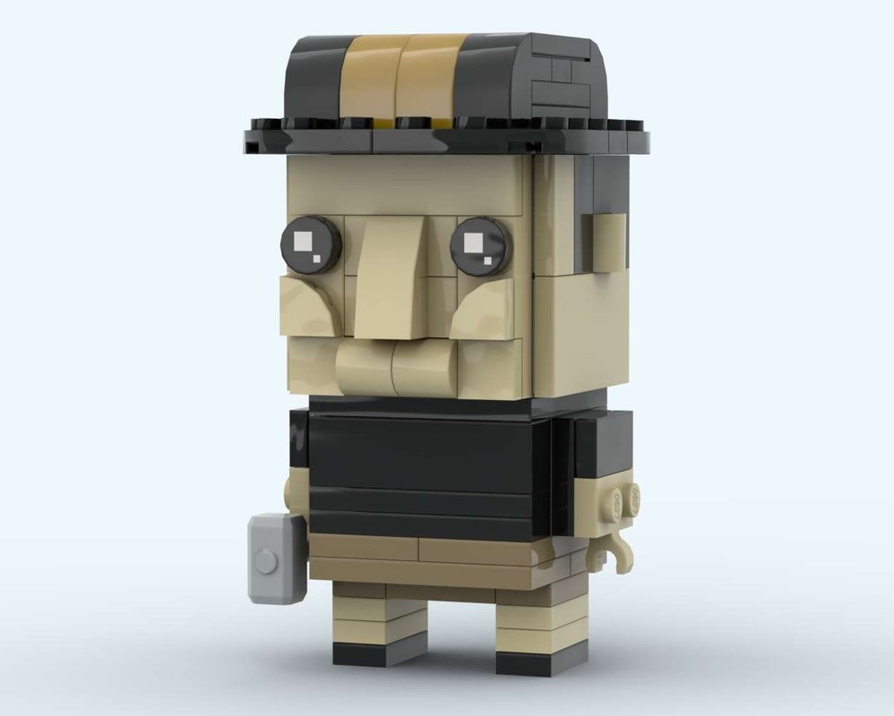 Lego Mini Purdue Pete - Purdue Boilermakers Mascot