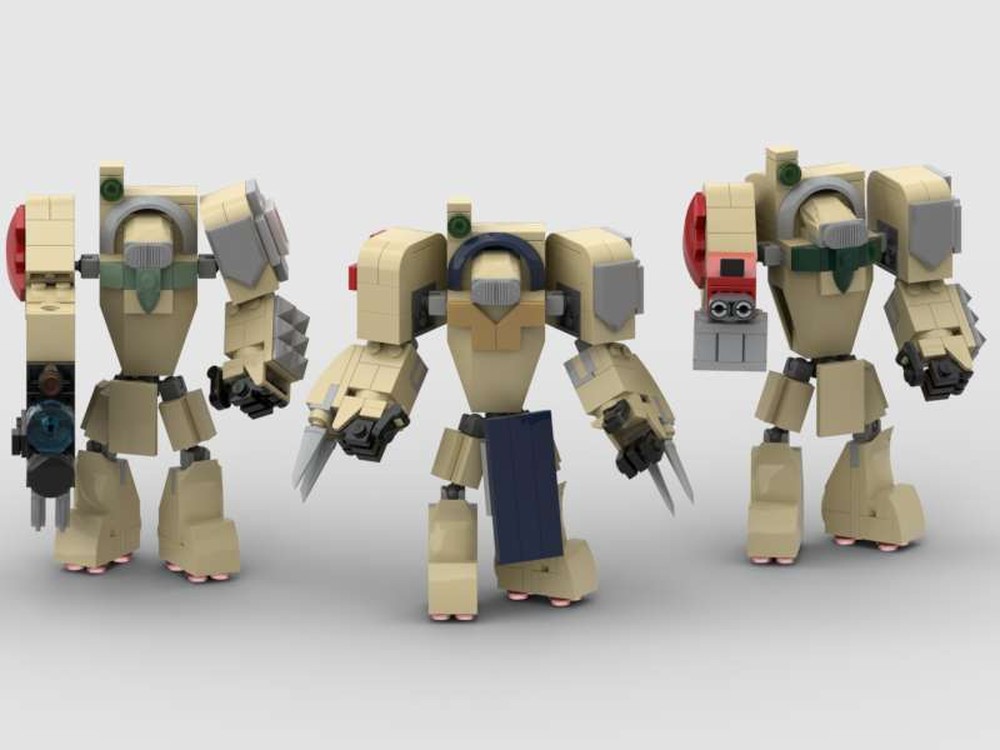 Lego Sentinel 2.7b (Warhammer 40k Dark Angel Terminator Style)