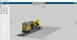 lego 3677 technical wagon with a car