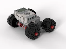 EV3 low traction all wheel car