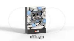 Box-Style Micro Diorama : The XW Entering Hyperspace