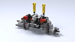 lego simple front narrow axis for trial