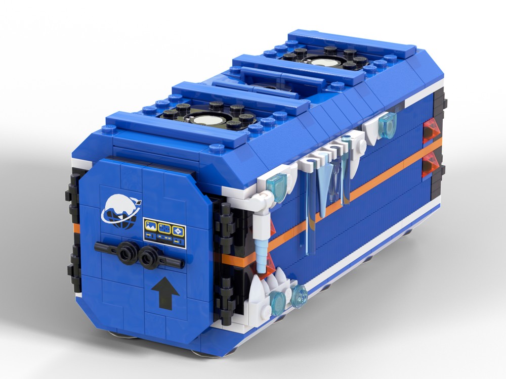 Lego Space Shipping Container 2.1 - Ice Planet version