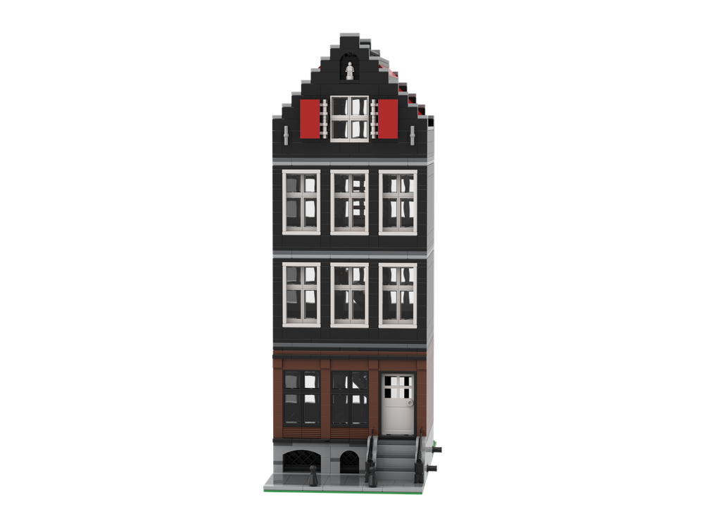 Lego Affordable Modular Building m - Amsterdam Canal House Nr 4