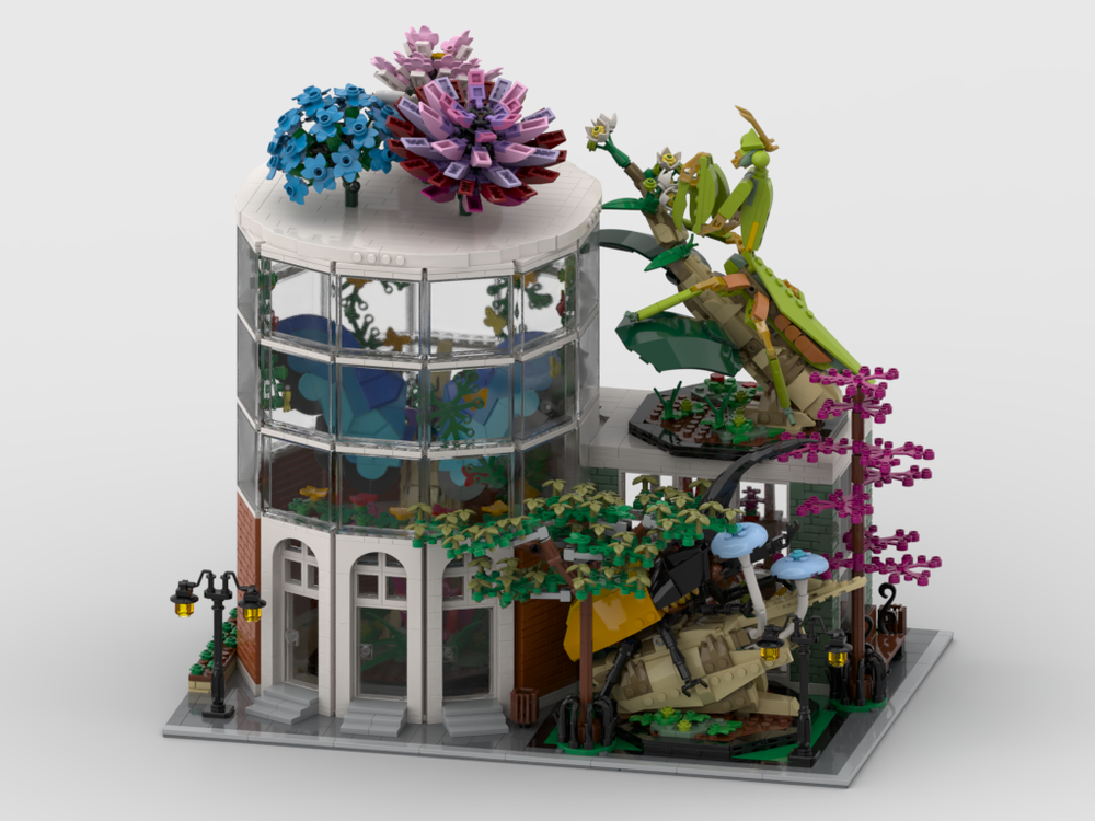 Lego Modular Botanical Museum + Display for set 21342 The Insect Collection